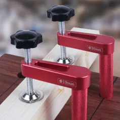 2 confezioni di morsetti per banco da lavoro JIGHOLE da 19 mm/20 mm, morsetti per fori da banco MFT per lavorazione del legno, utensili manuali