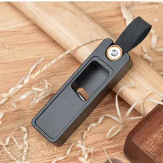 Trimming Planer Hand Chamfering Planer Woodworking Edge Corner Planer Aluminum Alloy Carbide Blade 0.02mm Precision Easy to Use