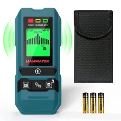 HANMATEK SF3 6-in-1 Stud Finder High-Precision Wall Scanner for Wood Metal Live AC Wires Detection Ideal for Home Renovation and DIY Projects