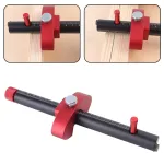 Wheel Marking Gauge Aluminum Alloy Scribe Tool Parallel Line Drawing Mortise Scribing for Woodworking Projects