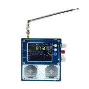 TEF6686 Full Band FM/MW/Short Wave HF/LW Radio Receiver with 5000MAH Battery Speaker Antenna 3.2inch LCD