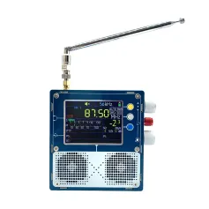 TEF6686 Full Band FM/MW/Short Wave HF/LW Radio Receiver with 5000MAH Battery Speaker Antenna 3.2inch LCD