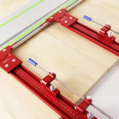 Festool木工工具に適合するトラックソーレールの繰り返し切断用アルミ合金平行ガイドシステム
