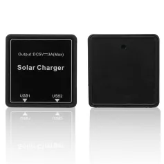 DIY Solar Wire Box 5-20V to 5V 3A Regulator Solar Double USB Junction Box For Solar Panel