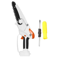 6 Inch Portable Electric Chain Saw Mini Cordless Rechargeable Woodworking Wood Cutting Tool For Makita Battery