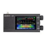NEW Malachite V5 DSP SDR 1.10d Radio Receiver 10kHz to 2GHz Frequency 5000mAh Battery Custom CNC Aluminum Case Portable Design
