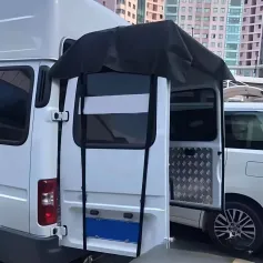 600D Waterproof RV Rear Barn Door Awning Cover Rear Barn Door Awning Cover Waterproof Sunshade for VW/Ford