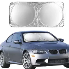 RedrRover Car Sunshade Front Windshield Window Ice Sun Shade Sun Visor Protection Folding UV Protection Curtain For Car SUV Truck