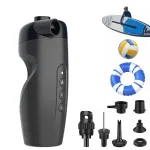 20PSI Portable Multifunctional Outdoor Cordless Inflator Paddle Board Air Pump Vacuum Pump Portable Outdoor Electric Inflation Pump Air Inflator for Stand Up Paddle Board Plate Boat