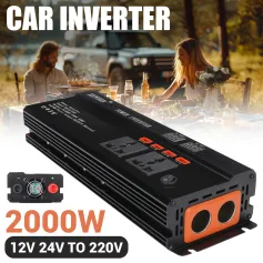 Inversor de energia solar residencial Xuyuan 2000W 12V 24V para 220V com display digital