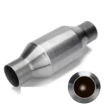 2.25 inch In Out Catalytic Converter Universal High Flow Stainless Steel
