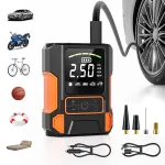 Portable Cordless Electric Air Pump High Power Multi-function Tire Inflator Digital Display Suitable for Cars and Motorcycles