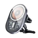 Mcdodo 15W Magnetic Wireless Charger Car Mount PD3.0 QC3.0 Fast Charging Transparent 360° Rotation Breathing Light