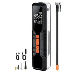 Portable Air Compressor 150PSI Rechargeable 10000mAh Tire Inflator Fast Inflation 5 Modes Digital Gauge LED Light for Car Bike Motorcycle Ball Camping Travel Accessories