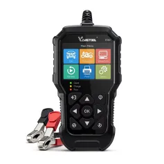 VDIAGTOOL BT300 6V 12V تاقیکەرەوەی پاتری ئۆتۆمبێل تاقیکەرەوەی سیستەمی بارگاویکردنی ئۆتۆمبێل بۆ ماتۆڕسکیل بارهەڵگری SUV بەلەمی ATV