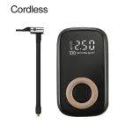 150PSI Portable Smart Motorcycle Bicycle Tire Inflator Cordless Electric Air Pump Multifunctional Tire Inflator Car Air Compressor Automatic Air Pump for Car Motorcycle Bicycle Inflatable