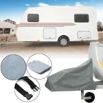 Universal Caravan Hitch Cover Grey RV Trailer Tow Ball Coupling Lock Cover