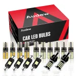 Audew 16PCS T10 C5W T15/912/921 LED Canbus autó kupola belső térkép fény rendszámtábla lámpa