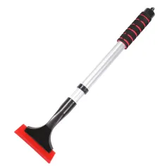 Car Snow Shovel Aluminum Alloy Telescopic Snow Removal Shovel Multifunctional Glass Snow Shovel Cleaning Scraper Snow Brush
