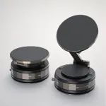 Foldable Adjustable Magnetic Phone Holder 360 Degree Swivel Mount for Car Dashboard Table and Glass