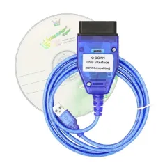 INPA K + CAN INPA K DCAN diagnostisk grensesnittkabel med bryter INPA bilprogrammering FT232RL fullbrikkeprogramvare OBD2-skanner Koble til USB for BMW