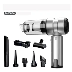 1600Pa Cordless Car Vacuum Cleaner Quantity Display Portable Brushless Motor Household Handheld Dust Collector Dust Type-C ChargingBlower