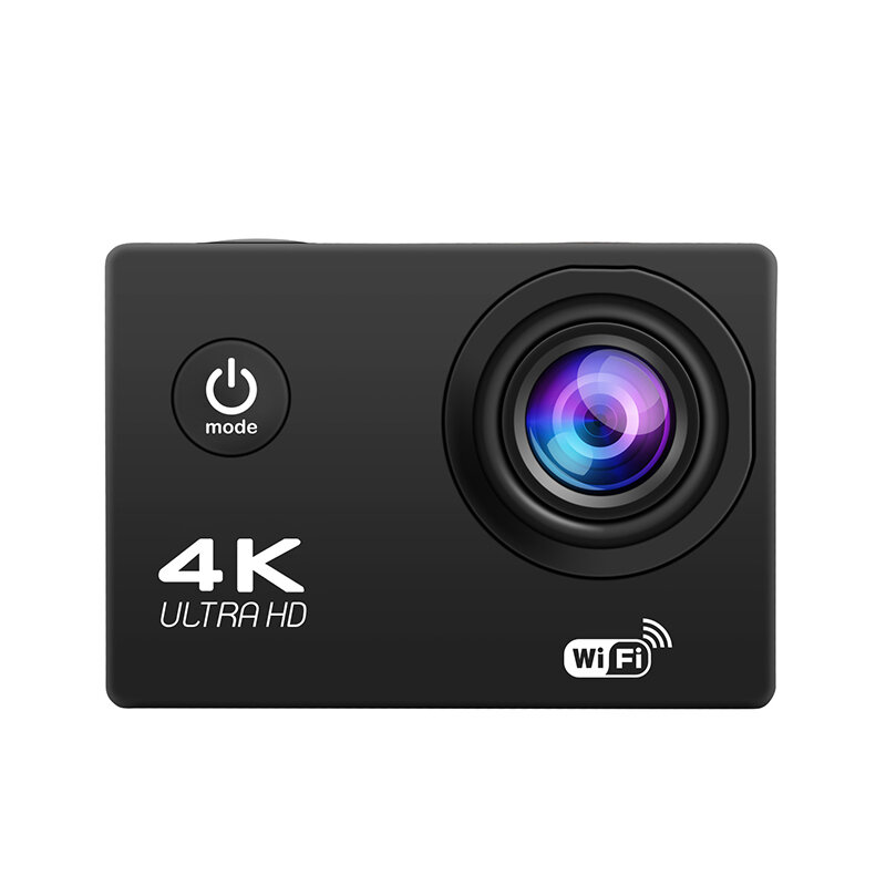AUSEK 4K 30FPS HD Action Camera 30M Waterproof Protection Sports Camera Support WIFI for Mountain Climbing Scuba Diving Skiing