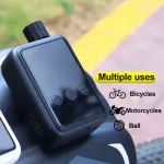 Portable Pocket Bike Pump Electric Air Pump Rechargeable Compressor Tire Inflator For Bicycle Tire Balls Motorcycles