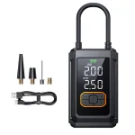 Buwei XM01 Portable Wireless Air Pump Digital Display USB Charging Emergency LED Light for Car Bike Tire Inflation Pressure Measurement