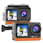 AUSEK 4K Sports Camera 2.0\\ Touch Screen with accessories Waterproof Action Camera HD Motorcycle Recorder Outdoor Riding Anti-Shake Diving Camera