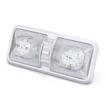 12V 7.5W LED RV Light Camping Light RV LED Light Interior Lamp Ceiling Dome Light with Switch for RV Camper Trailer Boat Car