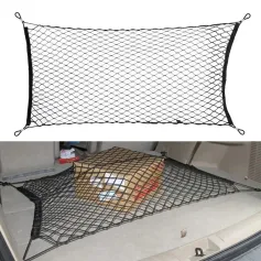 Car Trunk Cargo Net Car Styling Boot Strap Mesh Elastic Nylon Back Trunk Storage Organizer Luggage Net