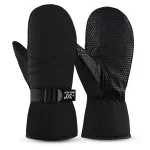 Pair Motorcycle Winter Gloves Outdoor Ski Gloves Warm Non-Slip Extended Wrist Windproof Gloves Electric Motorbike Thickening Gloves