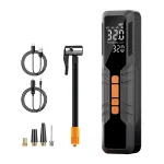 150Psi Portable Smart Electric Air Pump Power Bank Preset Tire Pressure 6000mAh Cordless Dual Digital Display Air Compressor