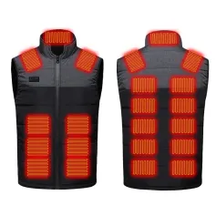 Motorcycle Smart 21 Areas Zone Heated Heated Vest Three Levels Of Temperature Adjustment Electric Heating Vest Protection From Cold In Winter