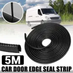 5M Universal Auto Door Guard Protective Strips Car Anti-collision Strip Door Edge Seal Strip