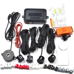 Car 4 Probe Pure Buzzer Car Without Display Reversing Radar Sensor Car Backing-up Radar Sensor System 22mm Reversing Radar Audible Warning Indicator Probe System
