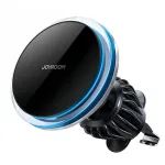 Joyroom Air Vent Mount حامل هاتف السيارة شاحن لاسلكي ل iP 15 14 13 Pro Max حامل شاحن سيارة سريع الشحن مع الضوء الأزرق
