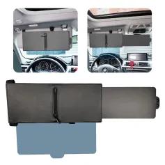 Car Sunshade Extender Polarized Sun Visor for Car Interior Sun Protection Extender Anti-Glare Visor for Left Hand Drive Driver's Seat
