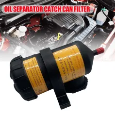 Universal Oil Separator Catch Can Filter Engine Air Filter Oil Gas Separator Filter