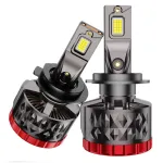 INFITARY 6000K 7700LM Dual Copper Tube Car LED Headlights 240W High Brightness Waterproof Heat Dissipation Automotive Lamp Q7A