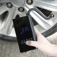 4000mAh Wireless Digital Portable Car Air Pump Mini 12V Tire Inflator Cordless Handheld Air Compressor
