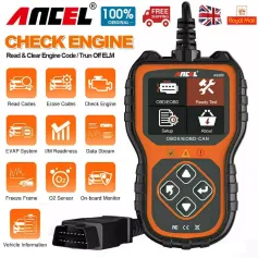 ANCEL AS200 OBD2 Scanner Car Diagnostic Tool Engine Check Car OBD2 Scanner OBD2 Code Reader Check Engine Fault Data Stream Car Tools Car Diagnostic Tools