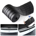Car Trunk Protector Universal Rear Bumper Protector Rubber Anti-Scratch Strip for Car SUV MPV