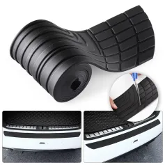 Car Trunk Protector Universal Rear Bumper Protector Rubber Anti-Scratch Strip for Car SUV MPV