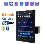 9.5inch HD Car bluetooth Stereo MP5 Player Touchscreen Navigation GPS Carplay Mirror Link Screen