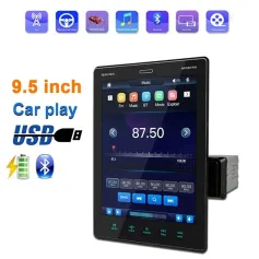 9.5inch HD Car bluetooth Stereo MP5 Player Touchscreen Navigation GPS Carplay Mirror Link Screen