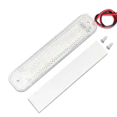 12-85V Car Cabin Reading Light 36 LEDs High Brightness Car LED Dome Light With Large Transparent Switch