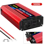 TATALIKEN Power Inverter 12V 24V to 110-220V Pure Sine Wave 2000W Rated Power 5000W Peak Power Converter Home Inverter