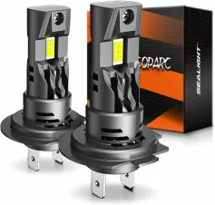 SEALIGHT S2-H7 LED Car Front Headlight 28000LM Headlamps Hi Low Beam 6500K LED Headlights
